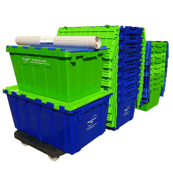 Plastic Moving Box Hire Sydney - by Men That Move