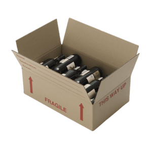 Lay Flat Wine Box<br>holds 12 bottles